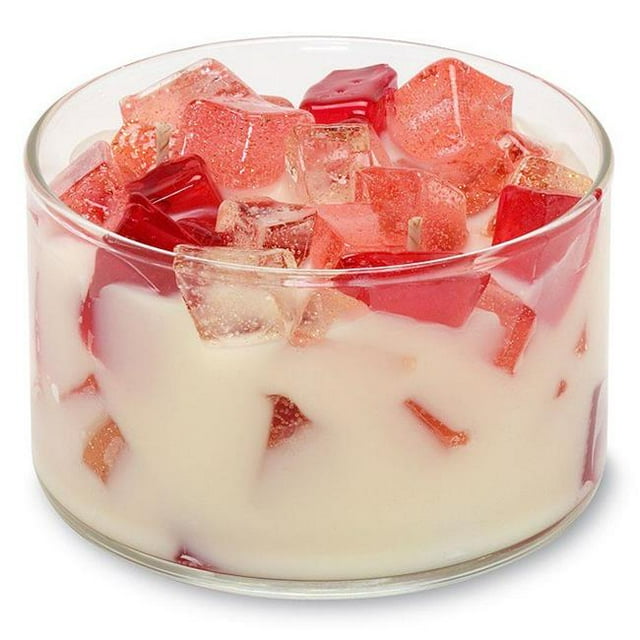 Primal Elements CBCV Cherry Vanilla 9.5 oz. Two Wick Color Bowl Candle