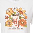 thumbnail image 3 of Diet Coke - Retro Flowers - Juniors Cropped Graphic T-Shirt, 3 of 5