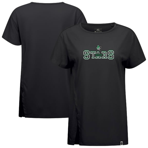 Women's Levelwear Black Dallas Stars Influx Journey T-Shirt