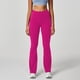 thumbnail image 1 of Pincandy Women's Solid Color High Waist Flared Yoga Pants, Elastic Waist, Stretchy Fabric, Yoga & Daily Fitness, 1 of 5