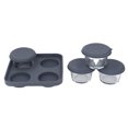 thumbnail image 2 of Contenedor de Aderezo para Ensaladas Material Pequeño de Grado Alimenticio Caja de Salsa Transparente Contenedores Fiambrera de Silicona Caja de Embalaje con Tarro de Contenedor ANGGREK Otros, 2 of 8