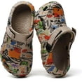 thumbnail image 4 of Graffiti EVA Clogs for Men – Trendy Lightweight Garden Slippers with Adjustable Strap, Breathable Slip On Water Shoes, Anti-Slip Casual Sandals for Urban & Outdoor Use, 4 of 14