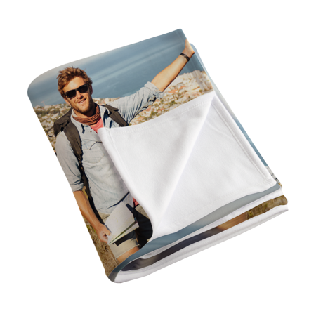 60x80 Full Image Fleece Photo Blanket