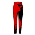 thumbnail image 5 of qkdmdw Women's Halloween Ghost Printed Leggings Funny Graphic Plus Size Ankle Tights High Waist Elastic Pants S-2Xl, 5 of 7