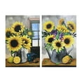thumbnail image 1 of Canvas Wall Art Sunflower And Lemons  - Set of 2, 1 of 3