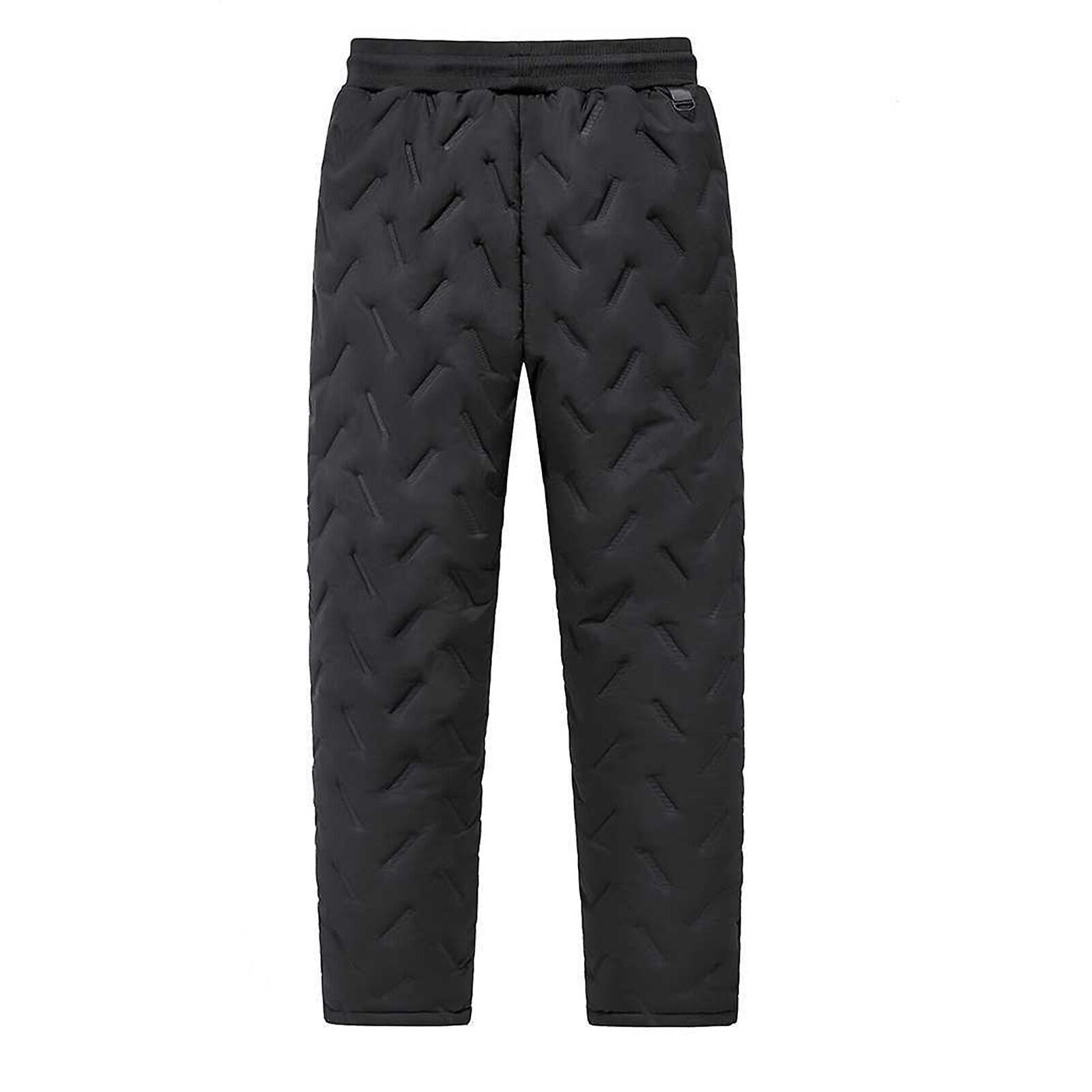 Pantalones Jogger De Lana Sherpa Para Hombre - Cómodos, Gruesos Y Suaves Para Estar En Casa