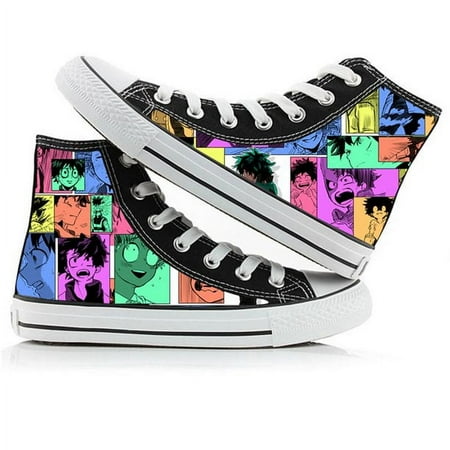 

Anime Shoes Merch Patterns Printing Sneakers Anime Cosplay High-Top Shoes