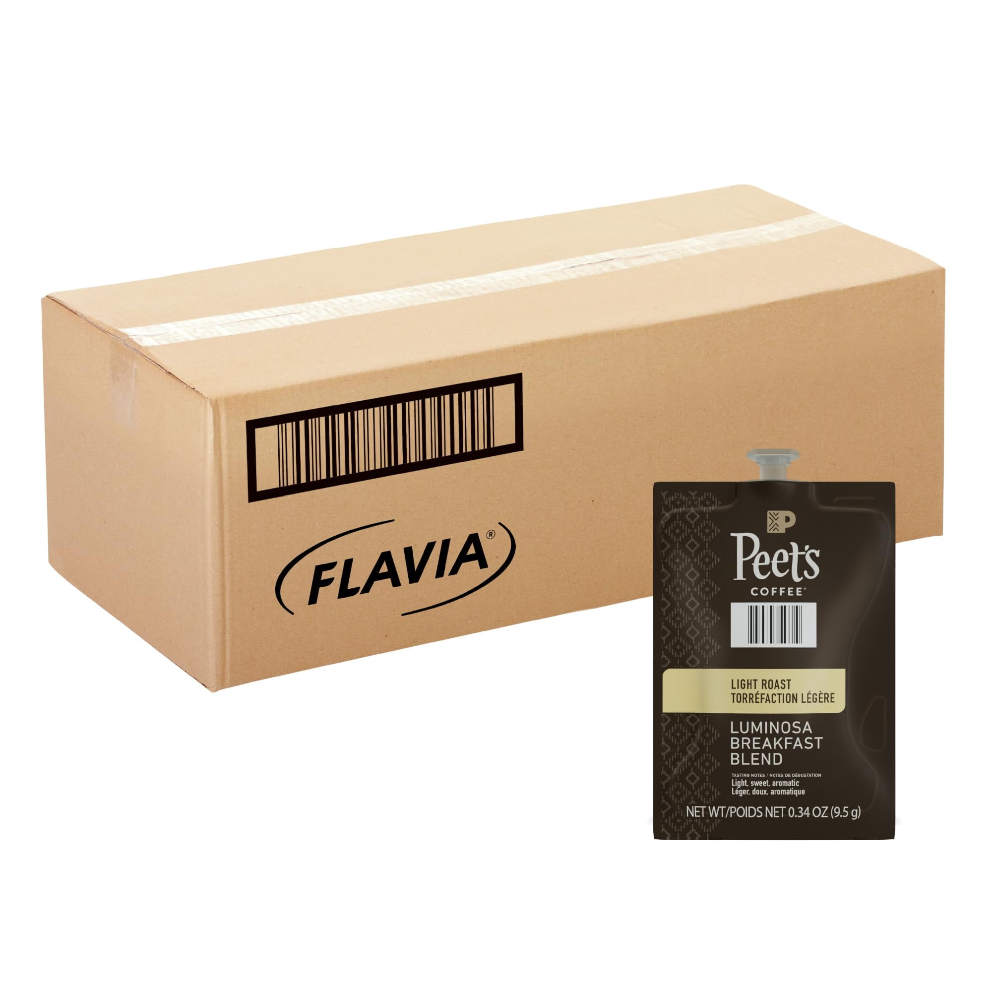 Flavia, LAV48037, Freshpack Peet's Colombia Luminosa Coffee, 76 / Carton