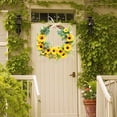 thumbnail image 5 of CAROOTU Outdoor Sunflower Wreaths for Window Easter Decor Garland Spring Summer Front, 5 of 5