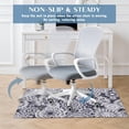 thumbnail image 4 of Office Chair Mat for Hardwood Floor Floral Mandala 36"x48" Computer Gaming Chair Mat Anti-Slip Rugs Floor Protector for Rolling Chairs Under Desk Rug for Home, 4 of 6
