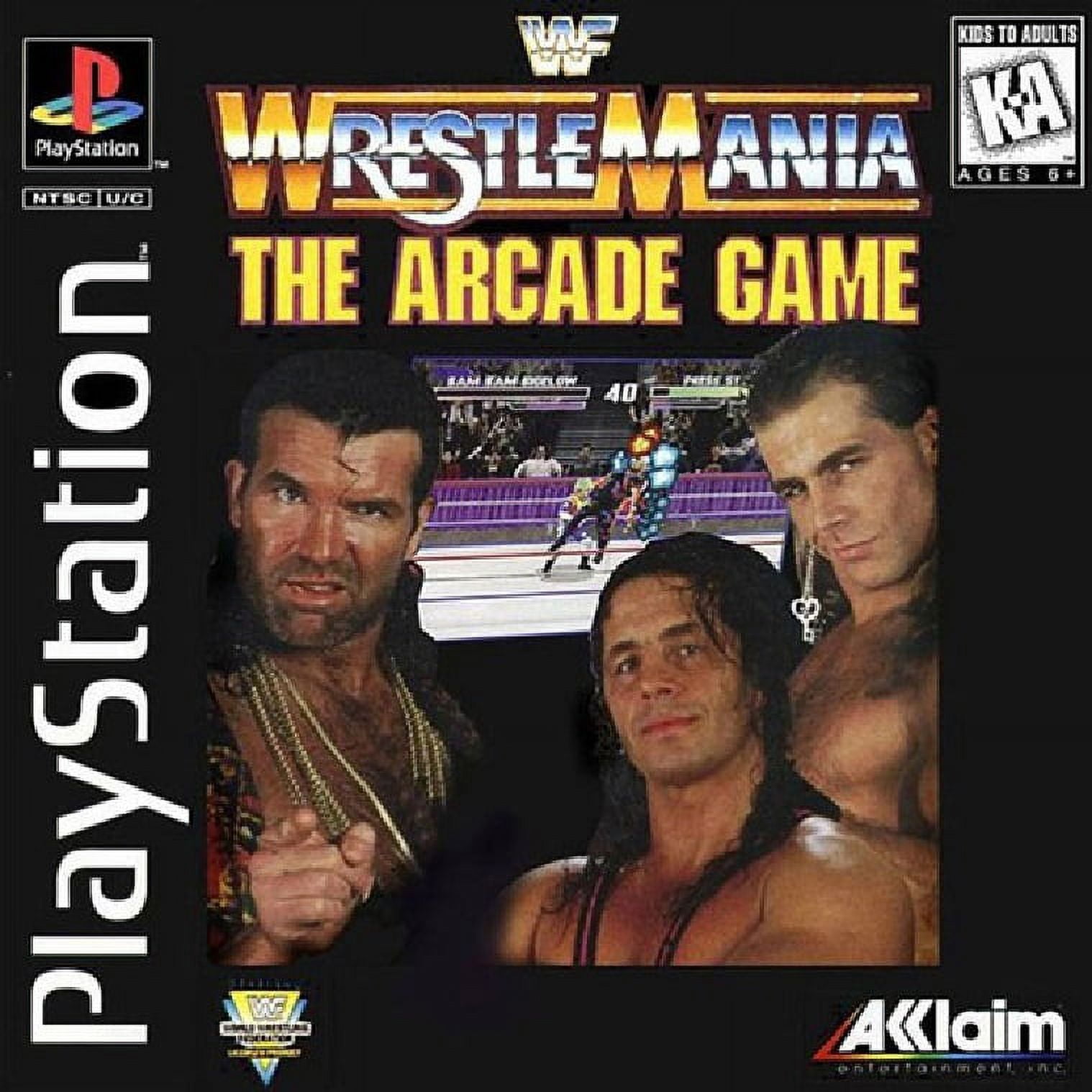 Restored WWF Wrestlemania: The Arcade Game (Sony PlayStation 1