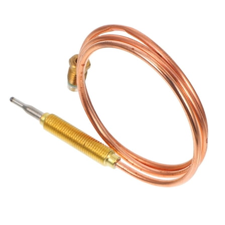 GOOHOCHY Universal Copper Thermocouple for Gas Fireplace Heater with Quick Heating Energy Efficient and Safe Operation Golden Color