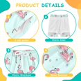 thumbnail image 3 of joogoo Tropical Flamingo Swimming Boys Swim Trunks Beach Swimsuit Shorts Boxer 5-6T, 3 of 8