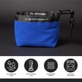 thumbnail image 4 of Club Scrub Golf Club and Golf Ball Cleaning Bag, Waterproof Clean Face Technology Liner, Perfectly Dry Microfiber Exterior, Detachable Clip, Machine Washable, Cleans Club Grooves, Blue Pro, 4 of 5