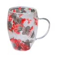 thumbnail image 4 of Double Wall Coffee Cups with Handle Borosilicate Glass Cappuccino Mugs Drink Mug Style A, 4 of 9