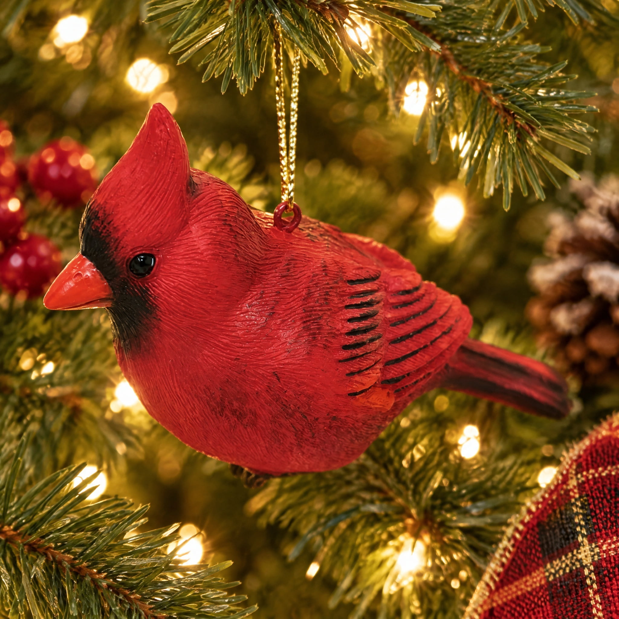Red Cardinal Christmas Ornament, 3", by Holiday Time
