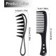 thumbnail image 2 of Wide tooth comb, 2 Packs Large Curl Comb for Long Wet and Curly wavy hair, Shark tooth wig combs For Men and Women, Heat Resistant & Anti-Static Styling Comb, 2 of 5