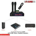 thumbnail image 3 of 2-Piece VHF Wireless Microphone System - Dual Channel Receiver & Handheld Mics (210-270MHz, 30m Range) w/AC Power, 3 of 15