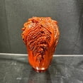 thumbnail image 1 of Ebony carved cabbage ornament, solid wood home furnishing, housewarming decoration, office living room decoration, opening gift., 1 of 4
