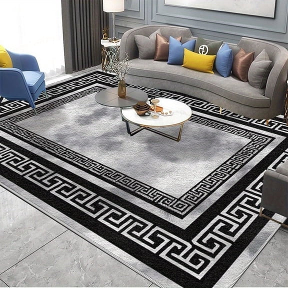 6.5'x10' Boho Carpet Big Carpet For Living Room Area Rug Soft Extra Large Area Rug Retro Area Rug