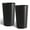 Black, variant on S-HOME 21.7 Inch Matte Finish Tall Tapered Planter Box Set of 2 for Indoor Outdoor Gardens and Decor, Black