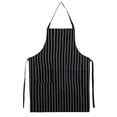 thumbnail image 2 of Peggybuy Stripe Bib Apron Adjustable Waterproof Adults Bib Apron Home Kitchen Accessories, 2 of 6