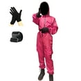 thumbnail image 1 of Halloween Kids Squid Costume Jumpsuit Boys Girls Child Adult Cosplay Party Game Tracksuit Props Role Play Children Suit, 1 of 6