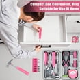 thumbnail image 4 of SUTENGDA 18/19/20Pcs Household Tool Set Portable Household Basic Hand Tool Set Multi-functional Home Tool Kit with Pliers Hammers Wrench and Screwdrivers for DIY Building Home Maintenance, 4 of 10