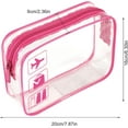 thumbnail image 2 of Genomskinlig necessär för resor, TSA-godkänd, 1 liter, genomskinlig flygplansväska, genomskinlig kosmetikapåse för vätskor, genomskinlig duschpåse, 2 of 5