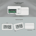 thumbnail image 2 of Smart Thermometer Hygrometer: Wi-Fi Enabled Room Temperature Monitor with APP Alerts, Linkable to Humidifiers and Temperature Regulation Devices, Simple Elegant Design, White, 2 of 7