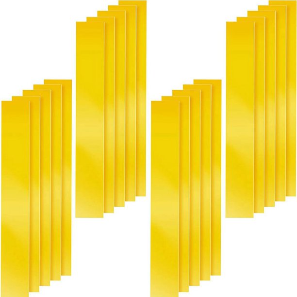 20 Piezas Cinta para Trabajar Madera con Espacio Cero, Cinta Ingletadora para Ingletadora, Mesa, Tiras Adhesivas de PVC, Posicionamiento Corte de Madera