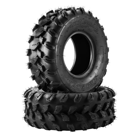 KAC 19x7-8ATV Tire, 4 -Ply Off-Road Tire for All-Terrain ATV/UTV, 2 Pack