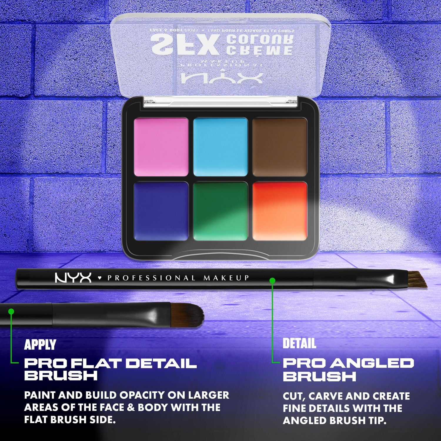 NYX Professional Makeup SFX Face & Body Paint Palette