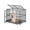 36", variant on Huisuilinss Indestructible Dog Crate,Stainless Steel Dog Kennel Indoor,Stackable Escape Proof Dog Cage With Wheels,Double Door,Removable Tray For High Anxiety Dogs