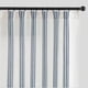 thumbnail image 1 of Cortinas Jinchan, mezcla de lino a rayas, 229 cm de largo, azul, 2 paneles, 1 of 9