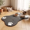 thumbnail image 6 of Diatomite Stone Pet Feeding Mat for Dog & Cat, Absorbent Bone Shaped Non-Slip Dog Food Mat, 6 of 7