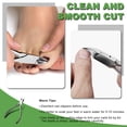 thumbnail image 4 of Toenail Clippers, Nail Clippers for Thick or Ingrown Toenails - Stainless Steel Long Handle Toenail Cutters, 4 of 6