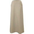 thumbnail image 4 of Women's Stretch Cotton Knit Western Style Ankle Length A-Line Skirt, 4 of 8