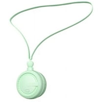 Portable Neck Fan Bladeless 3 Speeds USB Charging Wearable Adjustable 360 Degree Rotating Green