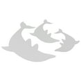 thumbnail image 1 of 3pcs Lindos Delfines Espejo Pegatinas De Pared, Calcomanías De Pared De Espejo Decorativo Extraíbles Decoración Del Hogar Con 15 Cintas Adhesivas De Doble Cara, 1 of 7