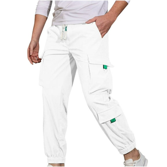 ZHYou Cargo Pants For Men Leisure Stylish Loose Multi Packets Outdoor Sport Pants