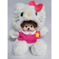 thumbnail image 2 of Muñeco de peluche de Hello Kitty de Monchhichi, bonito y suave muñeco de peluche kawaii para niños, 20 cm, regalo de cumpleaños y Navidad, color azul, 2 of 5