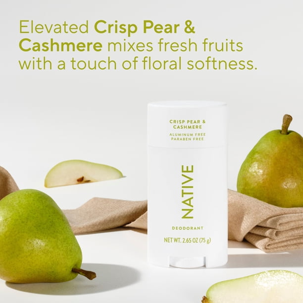 Crisp Pear & Cashmere Deodorant | Aluminum-free deodor - Walmart