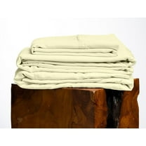 1000 Thread Count, 100% Giza Egyptian Cotton Bedding Set, 4-PC Sheets Set, 19 Inch Deep Pocket of Fitted Sheet, Soft Sateen Weave Breathable - Ivory, California King