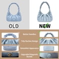thumbnail image 3 of LHSHID Shoulder Handbag for Women Fashion Ruched Shoulder Hand Purse Sofii Clutch Hobo Bag Trendy Purse for Lady, 3 of 9