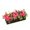 Red, variant on Virelaxpo Artificial Rose Flower Arrangement in Wooden Box Table Centerpiece Home Decor