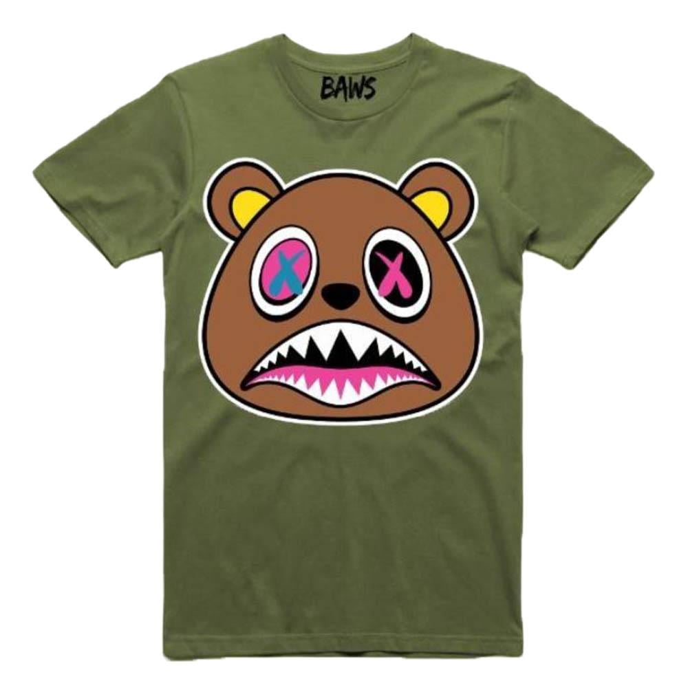 Baws Crazy Baws T-shirt Olive - Walmart.com