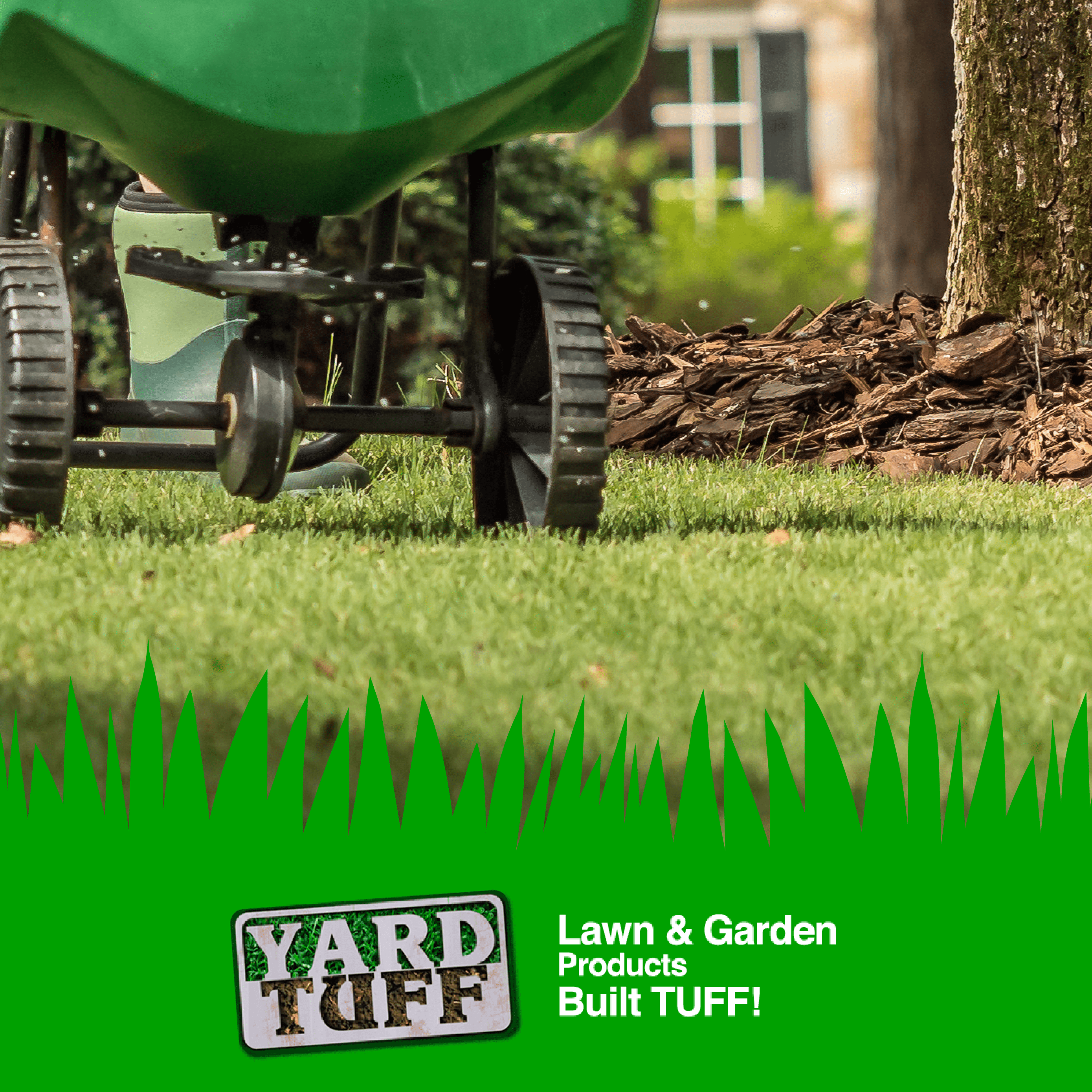 Yard Tuff 48 Inch Tow Behind Lawn Mower Plug Aerator with Universal Hitch