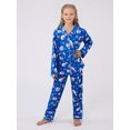 thumbnail image 6 of GYRATEDREAM Matching Family Christmas Pajamas Long Sleeve Button Down PJs Sets Holiday Sleepwear Loungewear, 6 of 9
