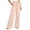 Pink, variant on Linen Pants Women Casual Loose Drawstring Solid Color Wide Leg Cotton Linen Long Pants For A Relaxed Boho Everyday Look Women's Pants